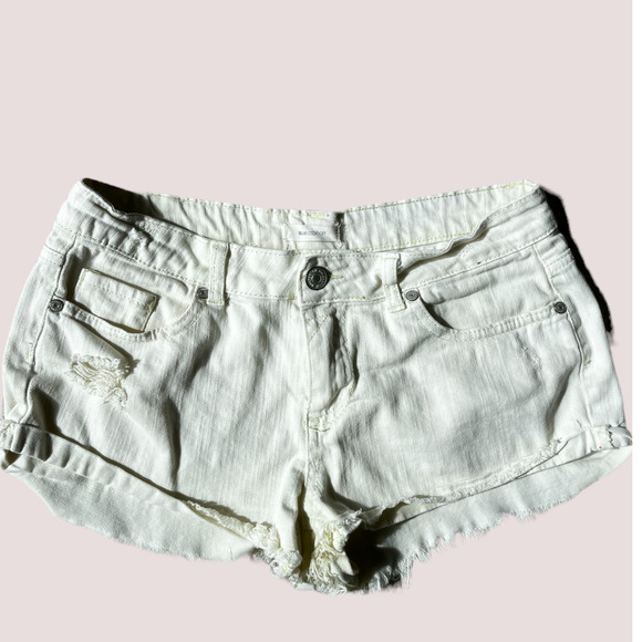 Blue Asphalt Distressed Short Shorts, Size 9/29 - Picture 1 of 6